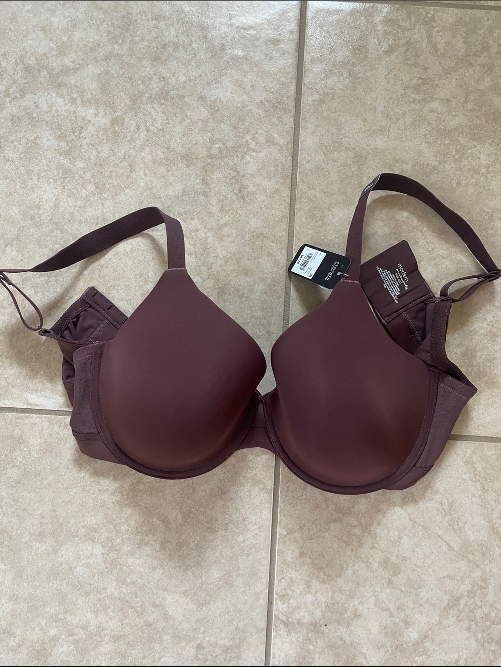 Everyday Smooth T-Shirt Bra in Deep Brown